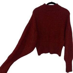 Zara Balloon Sleeve Knit Sweater